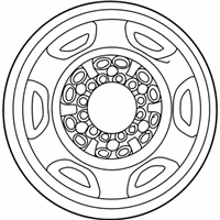 OEM Nissan Frontier Aluminum Wheel 16X7 - 40300-7Z900