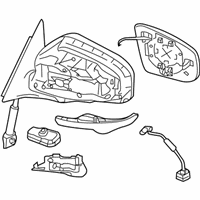 OEM Infiniti QX70 Mirror Assembly-Door, RH - 96301-3EV0B