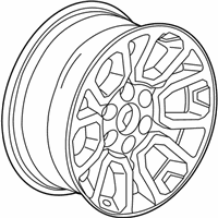 OEM 2014 GMC Sierra 1500 Wheel, Alloy - 22815067