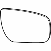 OEM 2016 Nissan Juke Glass-Mirror, RH - 96365-3YM7A