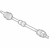 OEM 2018 Hyundai Elantra GT Shaft Assembly-Drive, LH - 49500-F2300