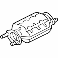 OEM 2001 Kia Sephia Catalytic Converter Assembly - 0K2BW20600