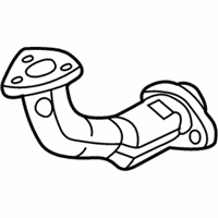 OEM 2003 Kia Spectra Front Pipe Assembly - 0K2NA40500A