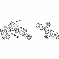 OEM Hyundai Genesis Brake Assembly-Rear Wheel, LH - 58210-3M100