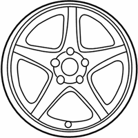 OEM 2002 Ford Mustang Alloy Wheels - 2R3Z1007BB