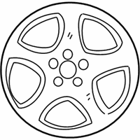 OEM 2004 Ford Mustang Wheel, Alloy - YR3Z-1007-EA