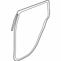 OEM Jeep Grand Cherokee WEATHERSTRIP-Rear Door Opening - 55399215AG