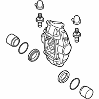 OEM 2010 Nissan 370Z Brake-Rear LH - 44011-1EA4A