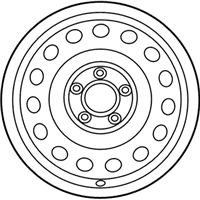 OEM Hyundai Elantra Coupe 16 Inch Wheel - 52910-3Y150