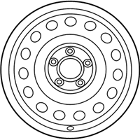 OEM 2013 Hyundai Elantra 16 Inch Wheel - 52910-3Y150