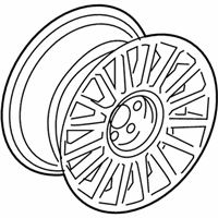 OEM Ford Thunderbird Wheel, Alloy - 4W6Z-1007-BA