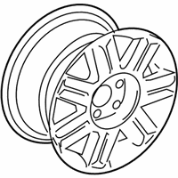 OEM 2004 Ford Thunderbird Wheel, Alloy - 4W6Z-1007-AA