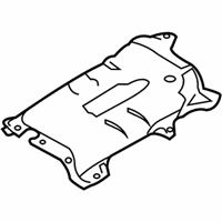 OEM Ford Explorer Muffler Shield - 6L2Z-5290-AA