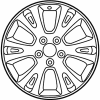 OEM 2009 Toyota Avalon Wheel, Alloy - 42611-07030