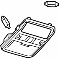 OEM Nissan NV3500 Lamp Assembly Map - 26430-9JK3B