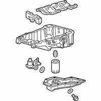 OEM 2019 Buick Regal Sportback Upper Oil Pan - 12702893