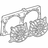 OEM 2004 Chevrolet Classic Shroud Kit, Engine Electric Coolant Fan - 88957397