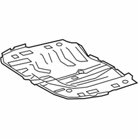 OEM Toyota Prius AWD-e Rear Floor Pan - 58311-47110