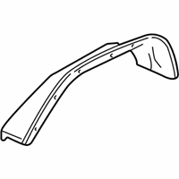 OEM 1999 Chevrolet Express 1500 Shield Asm-Front Wheelhouse Panel Splash (Upper) *Marked Print - 15763690