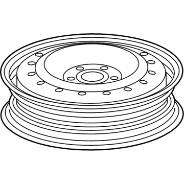 OEM 2022 Acura MDX WHEEL, DISK (18X4T) - 42700-TYA-A51