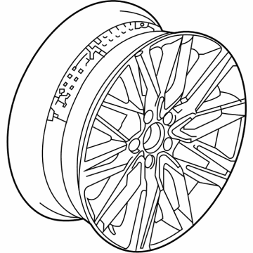 OEM 2022 Acura MDX WHEEL, AL (20X9J) - 42800-TYA-A70