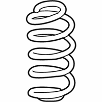 OEM 2017 Honda HR-V Spring, Rear - 52441-T7X-A02