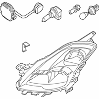 OEM 2007 Nissan Altima Passenger Side Headlight Assembly - 26010-JA10A