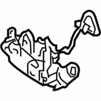 OEM Infiniti Hood Lock Male Assembly - 65601-EJ70B