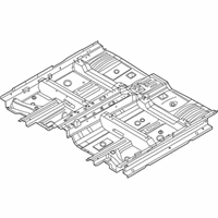 OEM 2022 Hyundai Palisade Panel Assembly-Floor, Ctr - 65100-S8000