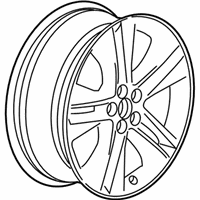 OEM 2014 Chevrolet Cruze Wheel, Alloy - 13254959