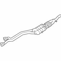 OEM BMW 528i Catalytic Converter - 18-30-1-745-555