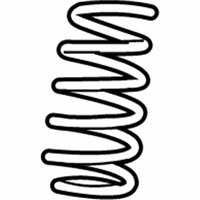 OEM 2020 Jeep Grand Cherokee Rear Coil Spring - 68204956AA