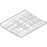 OEM 2000 Nissan Quest Floor Front - 74300-7B032