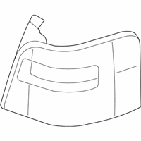 OEM Ford Freestyle Tail Lamp Assembly - 6F9Z-13405-AA