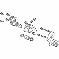 OEM 2019 Acura TLX Rear Caliper Sub-As - 43018-TZ3-A50