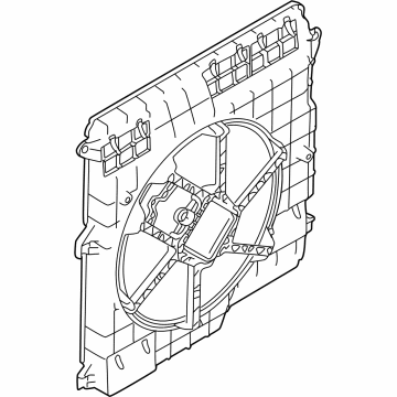 OEM Nissan Frontier Motor & Fan Assy-W/Shroud - 21481-9BT0A