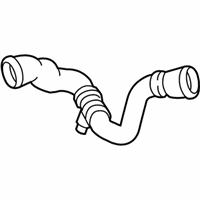 OEM 2016 BMW 340i Engine Radiator Hose - 17-12-8-662-842