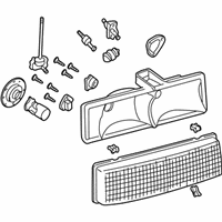OEM 1995 Chevrolet Astro Housing, Headlamp (W/Lens) - 16524091