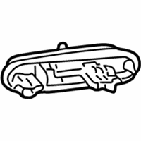 OEM 2004 Lincoln Aviator Exterior Door Handle - 1L2Z7826600BAH