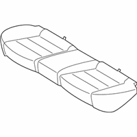 OEM Kia Forte Koup Pad Assembly-Rear Seat Cushion - 89150A7240