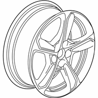 OEM Chevrolet Volt Wheel, Alloy - 22970371