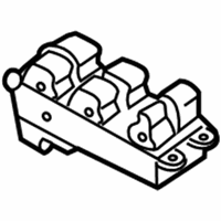 OEM 1999 Infiniti G20 Main Power Window Switch Assembly - 25401-0W010