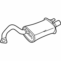 OEM 2001 Chrysler Sebring Exhaust Muffler - MR450428