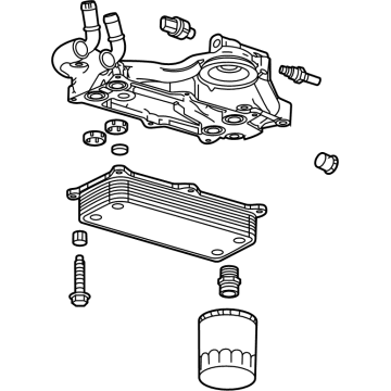 OEM 2022 Chevrolet Corvette Cooler Assembly - 12703040