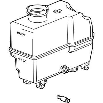 OEM 2020 Chevrolet Silverado 3500 HD Master Cylinder Reservoir - 84556657