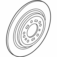 OEM 2020 Hyundai Tucson Disc Assembly-RR Brake - 58411-D3700