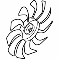 OEM Nissan Rogue Select Fan-Motor - 21486-JG31A