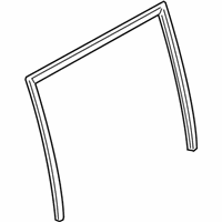OEM 2008 BMW 535xi Left Rear Window Guide - 51-35-7-044-181