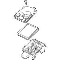 OEM 2014 Chevrolet Malibu Air Cleaner Assembly - 23134626