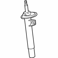 OEM 2004 BMW 330i Front Left Suspension Strut - 31-30-6-757-043